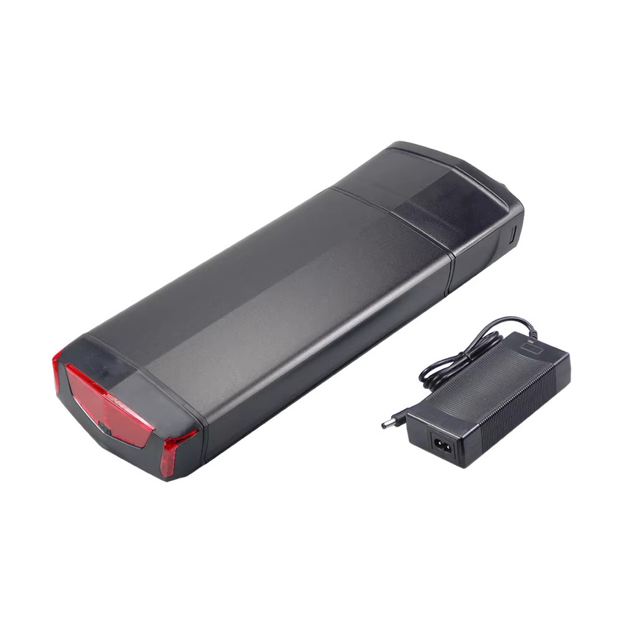 CYCLEZONE Lithium-Ionen-Elektro-E-Bike-Akku mit Gepäckträger, 36V, Schwarz - Bild 2