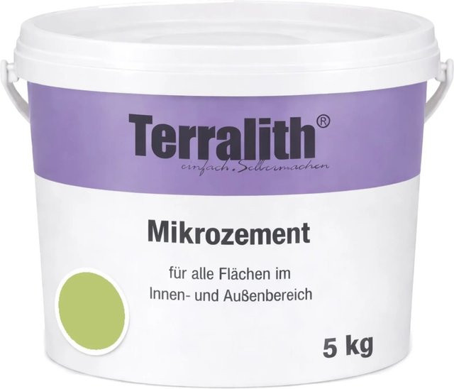 Terralith Mikrozement Fix & Fertig LFC0542 in Grün, 5 kg für ca. 4,25 qm - Bild 1