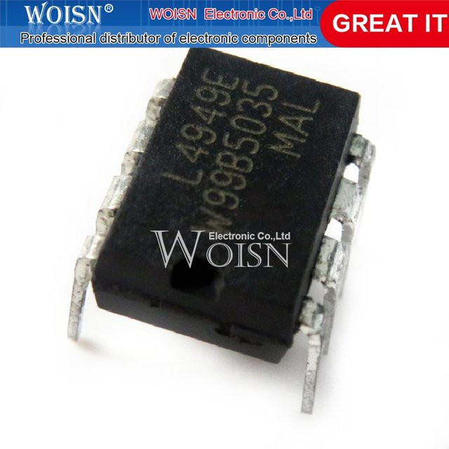 10 Stück Chipsatz L4949E L4949 DIP-8 in Schwarz - Bild 1