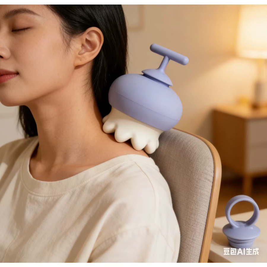 BXA Keramik-Massagegerät mit Silikon-Abdeckung, Gesicht und Körper - Bild 2