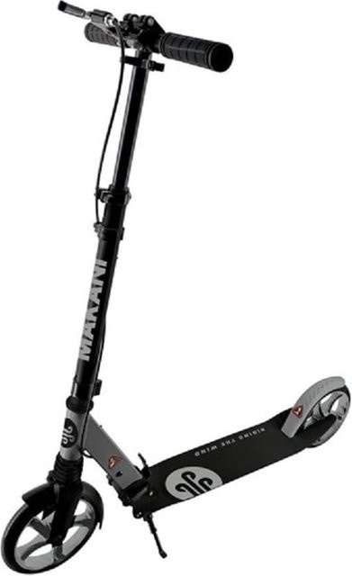 Makani Scooter Vale Scooter mit PU-Rädern, Federung, klappbar, grau, ab 8 Jahren - Bild 1