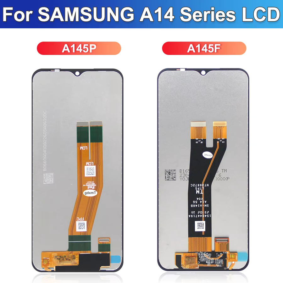 Samsung Ersatzbildschirm mit 6,6 Zoll LCD-Display und Touchscreen-Digitizer-Baugruppe für A14 4G LTE A145F A145P A145M in Schwarz - Bild 3