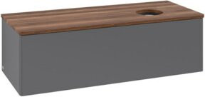 V&B Waschtischunterschrank Antao mit Beleuchtung, Anthrazit lackiert, B/T/H: 120 x 50 x 36 cm - Bild 1