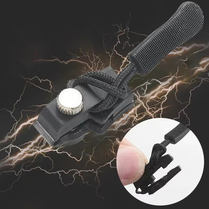 Universal abnehmbare Metall Zipper Slider Puller Reparatur-Kit in Schwarz, 24/3 Stück Ersatz-Set für Kleidung - Bild 2