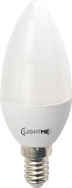 Lightme LED-Leuchtmittel E14 Kerzenform in Warmweiß, 5 W, 470 lm, Höhe: 10,8 cm, Durchmesser: 3,7 cm - Bild 1
