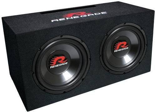 Renegade RXV1002 Auto-Subwoofer passiv 1000W Schwarz - Bild 1