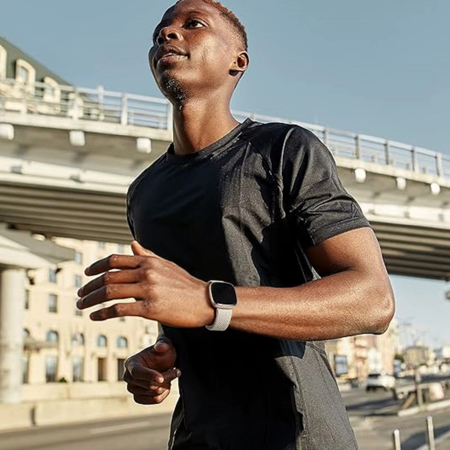 Fitbit Uhrenarmband Nylon, Weiß, 3 Stück - Bild 2