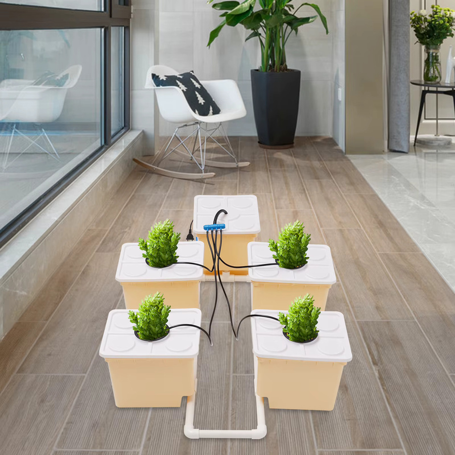 Bymaocar Keramik Pflanztopf für den Gemüsegarten oder Ziergarten in Beige oder Weiß - Bild 2