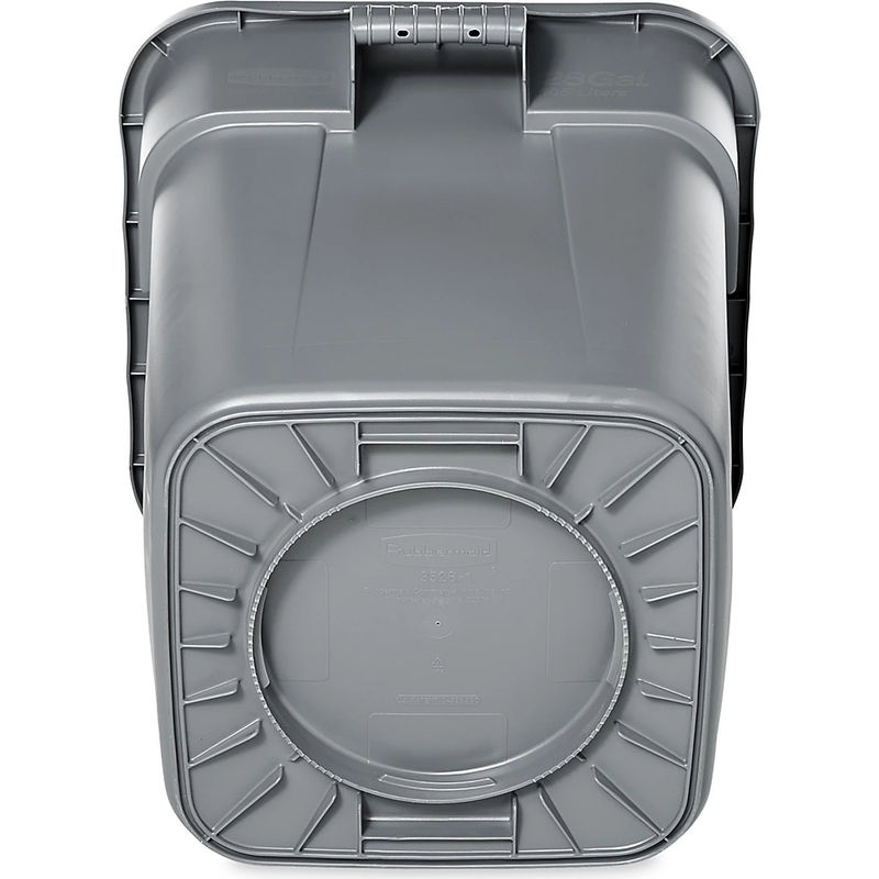 Rubbermaid Brute-Container eckig grau mit Griffen und Stapelfunktion, 151 l, B/T/H: 105,0 x 58,0 x 55,0 cm - Bild 5