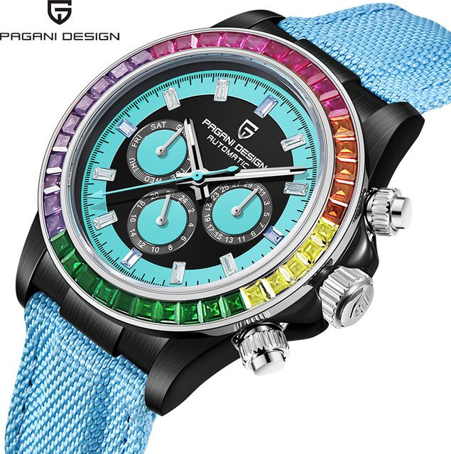 Pagani Design Armbanduhr, Automatik, Edelstahl, 40 mm, Herren - Bild 1