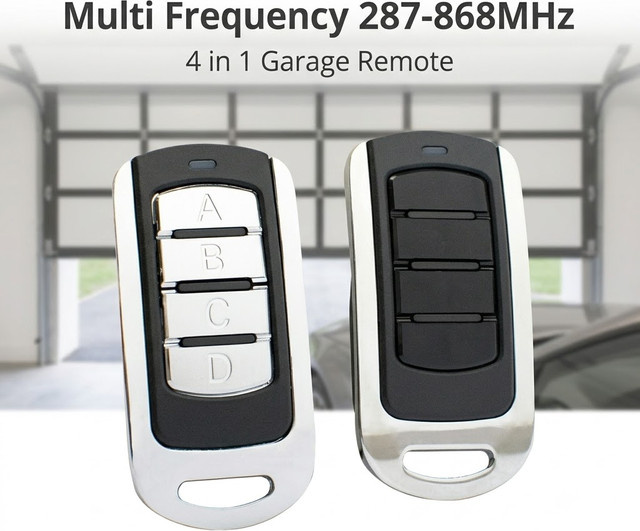 Scimagic-RC 4-in-1 Garagentor-Fernbedienungsklon in Schwarz mit Multifrequenz 287-868MHz (434.42MHz, 868.35MHz, 433.92MHz) - Bild 1