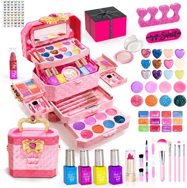 Mädchen Make-up Koffer Set Kosmetik Spielzeug - Bild 1