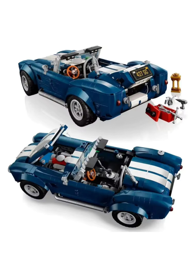 GSF Shelby Cobra Sportwagen, Modellbausatz, 1241 Teile - Bild 5