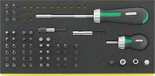 Stahlwille TCS 4008/8/52 96838773 Werkzeugset mit Einsätzen in Gelb und Schwarz - Bild 1