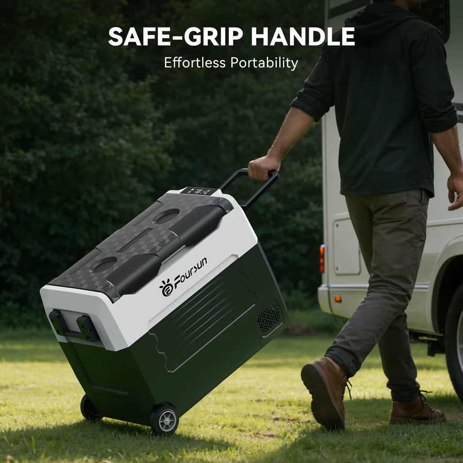 Foursun Tragbarer Kompressor-Kühlschrank mit Bluetooth-App-Steuerung für Camping und Reisen - Bild 5