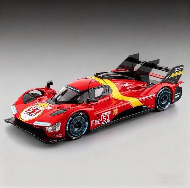 Linyi toy car Ausdauerrennen Sportwagenmodell, 1:22, Metall, mit Licht und Sound - Bild 1