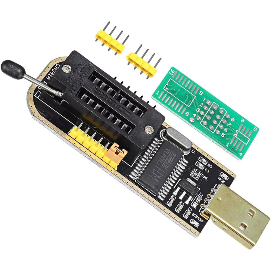 AOKIN CH341A EEPROM BIOS USB Programmierer Set mit SOIC8 Clip, 1,8 V Adapter und SOIC8 Adapter für 24 25 Series Flash - Bild 3