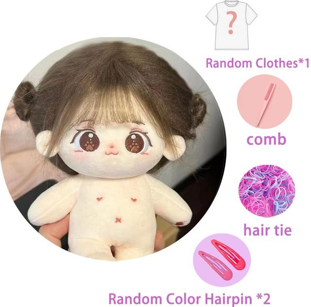 Kidsly Miaomiao Anime Baumwollpuppe, Plüschpuppe, 20cm, Bunt - Bild 1
