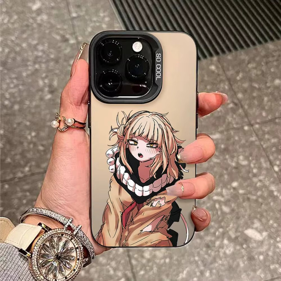 Mesuca Handyhülle mit Anime Himiko Toga Design für iPhone 15, 14, 13, 12, 11, Pro, Max, Plus, XR, XS und Mini in Multicolour - Bild 4