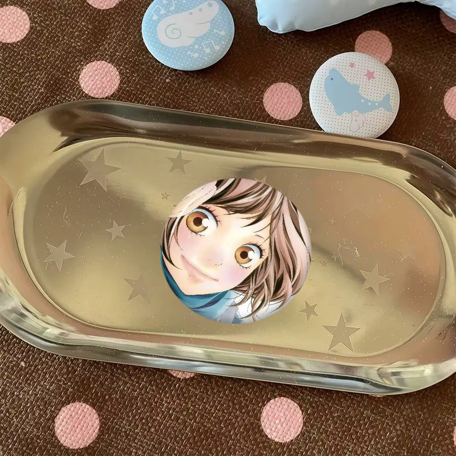 Ao Haru Ride Anime Button-Pins, 32/44/58 mm, Unisex - Bild 3