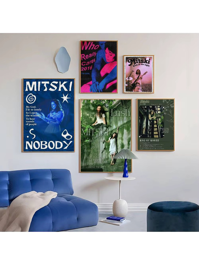 Wasserfester Anime-Poster Aufkleber Mitski First Love Tv Girl in Mehrfarbig für deine Raumdekoration - Bild 7