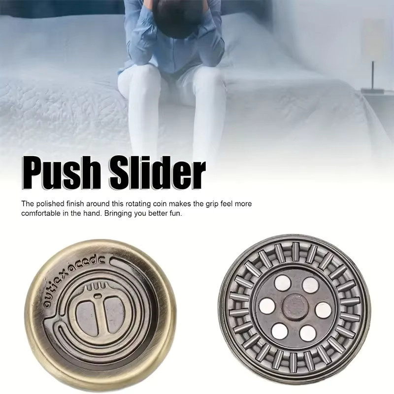 AHHLCLT Teufel Milch Kappe Metall EDC Zappeln Spielzeug, Magnetische Haptische Münzen - Bild 4