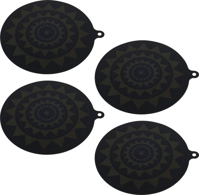 Willstar Silikon Induktionskochfeld Matte in Schwarz, Thermochrome Kochfeld Schutzhülle Rutschfest und Kratzfest, B/T: 26,5 x 24,0 cm - Bild 1