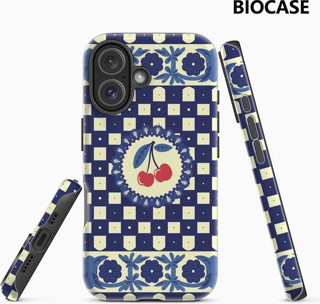 Potdemiel Kirschblüten Handyhülle für iPhone 17 16 15 14 13 Pro Max Plus mit Magnetfunktion und robustem Doppel-Schicht-Schutz - Bild 1