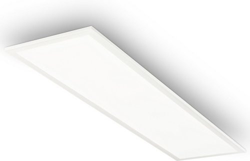 Briloner LED-Panel Simple in Weiß, 22 W, 2300 lm, 4000 K, H x L x B: 6 x 100 x 25 cm - Bild 1