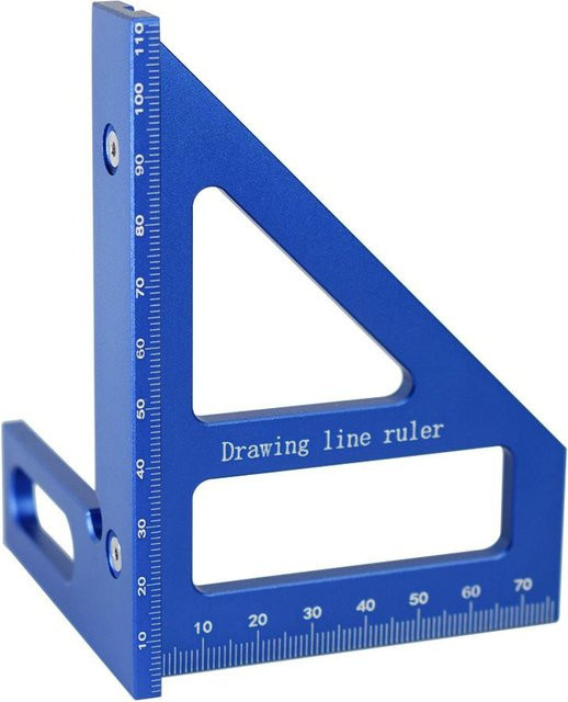 SZwatch Multifunktionaler 3D Gehrungswinkel aus Aluminiumlegierung für die Holzbearbeitung, Blau - Bild 1