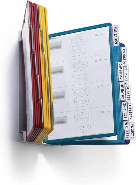 Durable Sichttafelsystem Vario Wall mit 20 Sichttafeln in Mehrfarbig aus Metall und Polypropylen - Bild 3