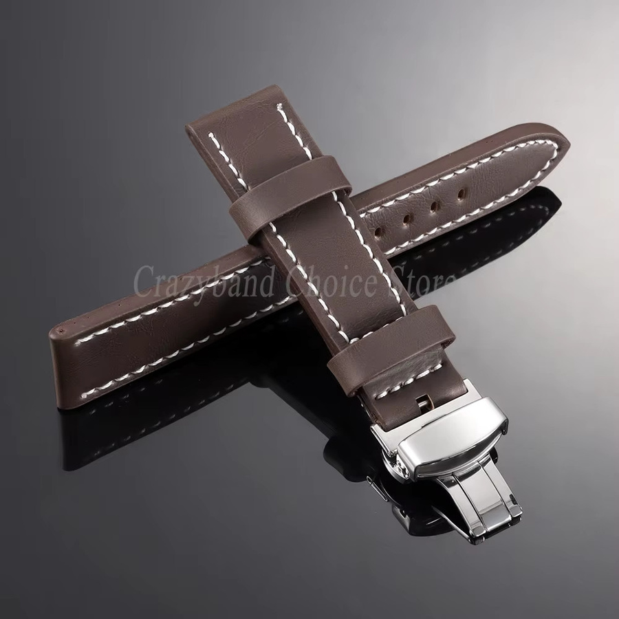 Uhrenarmband Leder, Vintage, Herren - Bild 3