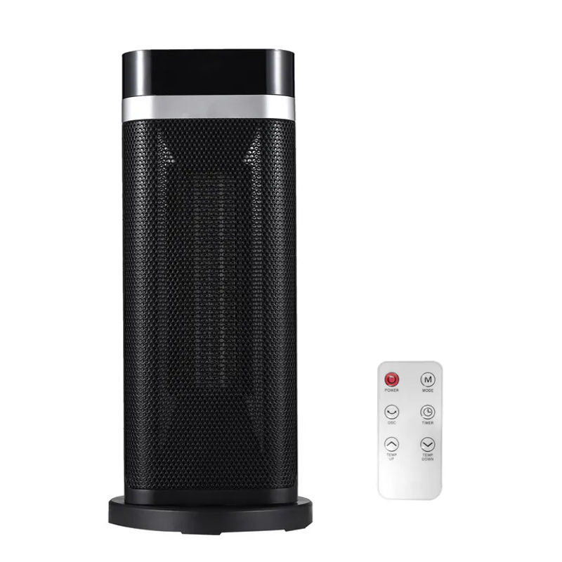 Neoglint Tragbarer Keramik-Heizstrahler 1500 W mit Fernbedienung und LED-Anzeige, Schwarz - Bild 10