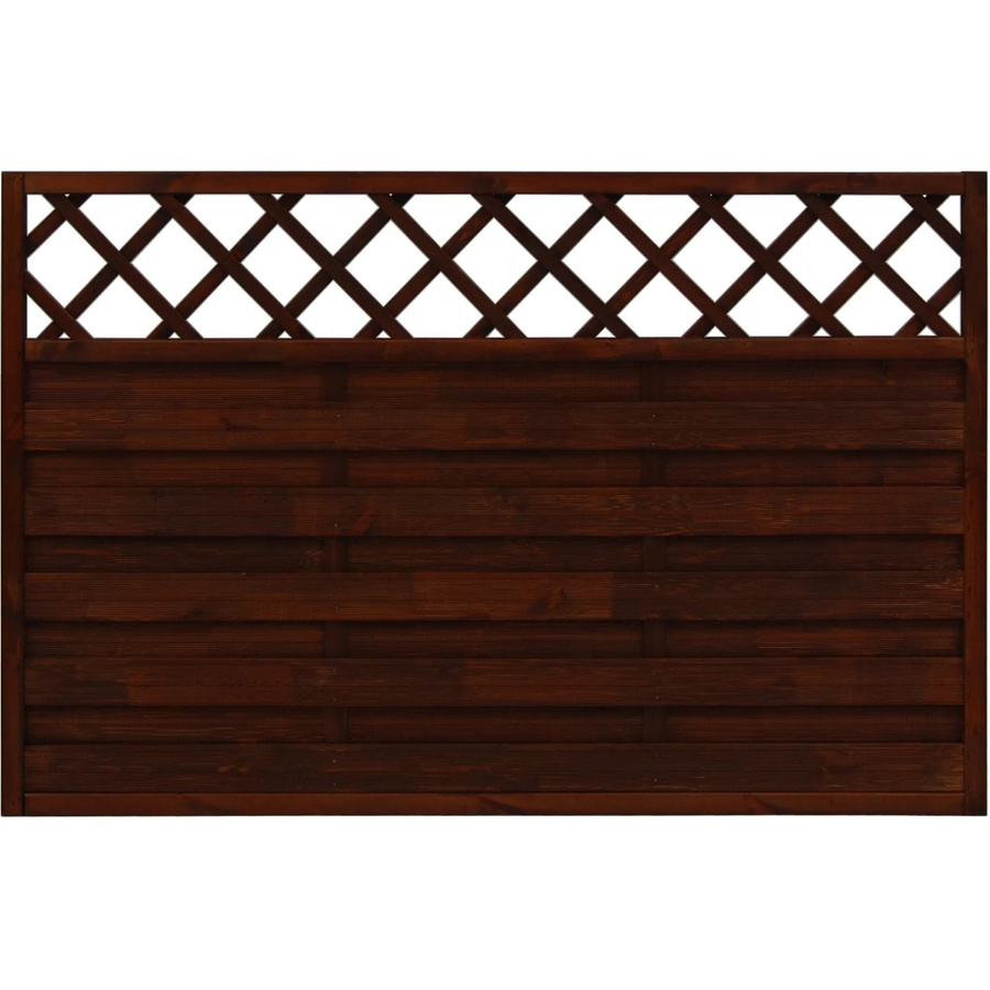 Sichtschutzzaun Country aus Holz von Andrewex in Braun, lasiert, B/H: 120 x 180 cm - Bild 2