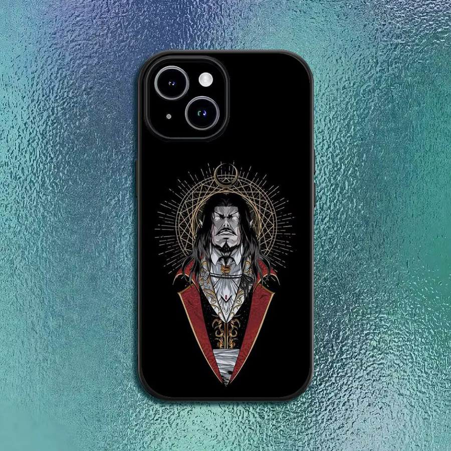 Castlevania Softshell Handyhülle für iPhone 12 bis 16 Pro Max Plus in Schwarz - Bild 2