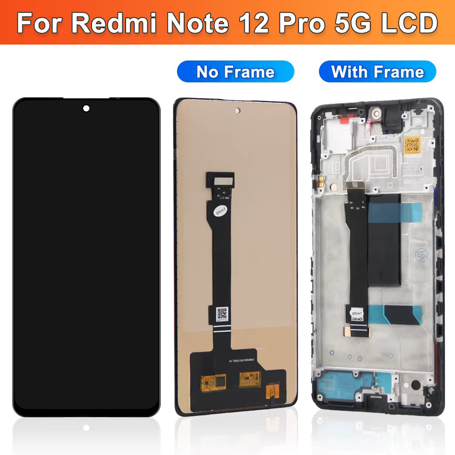 Xiaomi Redmi Note 12 Pro 5G LCD-Display mit Touchscreen und Rahmen, 6,67 Zoll - Bild 3