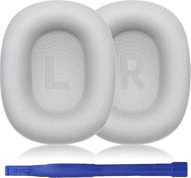 Apple Ersatz-Ohrpolster für AirPods Max in Weiß aus Mesh-Gewebe und Memory-Schaum - Bild 1