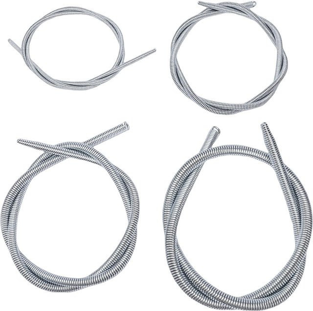 Musysh 4-in-1 Federrohrbieger-Set für Kupfer-Aluminium-Dünnstahlrohre, Grau, Länge: 1100 mm - Bild 1