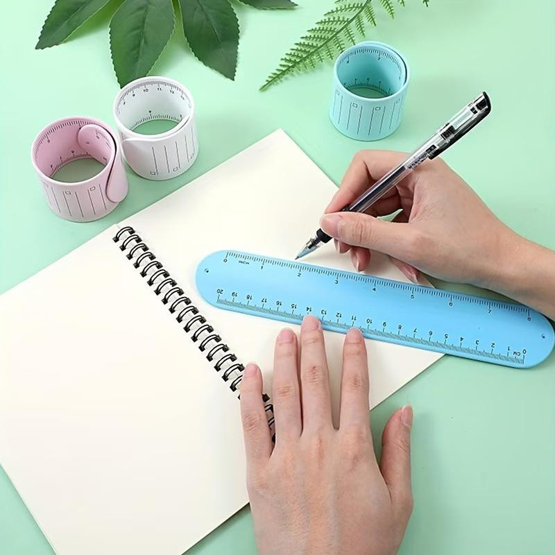 Shenchou Silikon-Armband Notizblock als wiederverwendbare To-Do-Liste mit gebogenem Lineal - Bild 3