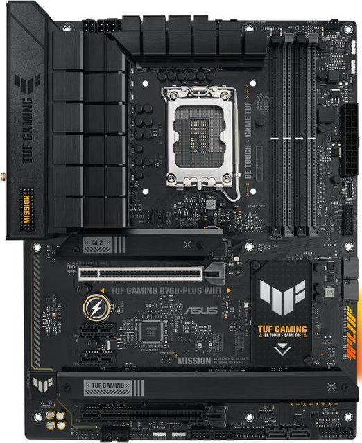 ASUS TUF Gaming B760-Plus WIFI Mainboard Intel B760 LGA 1700 ATX DDR5 WiFi 6E Schwarz - Bild 1