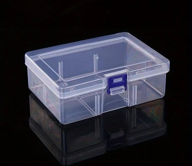 Transparente Kunststoff-Aufbewahrungsbox aus Kunststoff zur staubdichten und wasserdichten Aufbewahrung von Werkzeugen oder Schmuck mit klarer Sicht - Bild 1