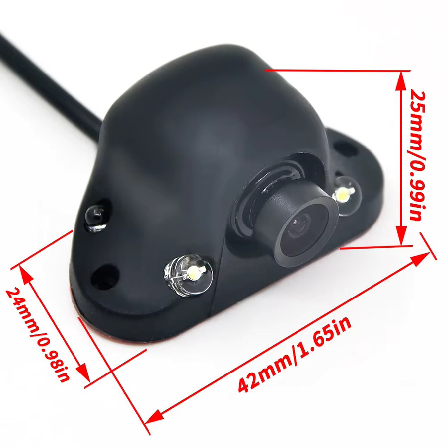 Auto Wayfeng WF Mini CCD 360-Grad Auto-Rückfahrkamera mit Front- und Seitenansicht sowie 2 LEDs - Bild 2