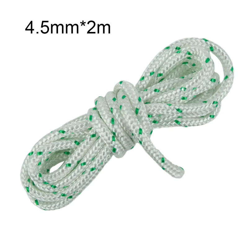 VIBRATITE Ersatz-Seilzugstarter aus Nylon in Weiß, Motorstartseil für Rasenmäher, Kettensägen und Laubbläser, Durchmesser: 3,4 mm, Länge: 2 m - Bild 2