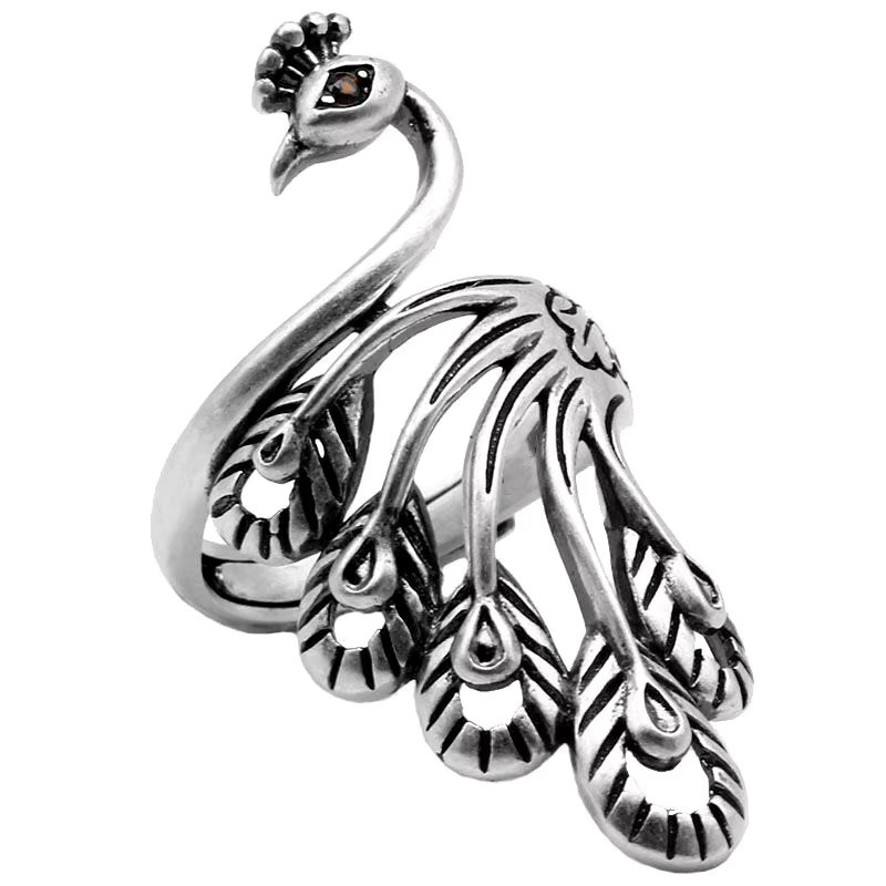 GaGa-Duck Ring 925 Silber, Kristall, Vintage - Bild 4