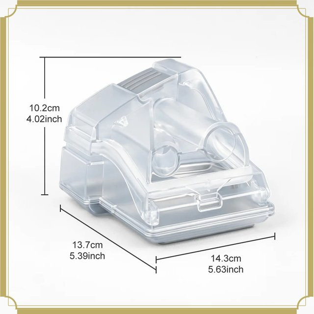 SUOLAER Ersatz-Wasserkammer für AirSense 10 und AirCurve 10 S10, Standard-Befeuchtungstank für CPAP, transparent - Bild 1