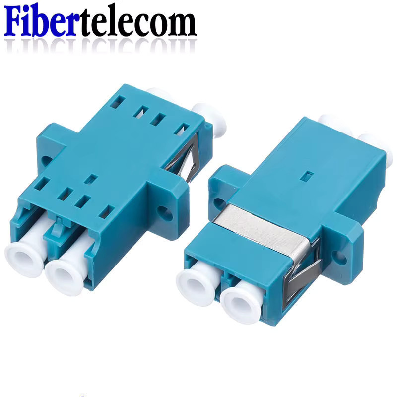 Glasfaser-Flanschkoppler LC-LC Duplex Einmodiger Kunststoff-Glasfaseradapter LC UPC in Blau - Bild 2