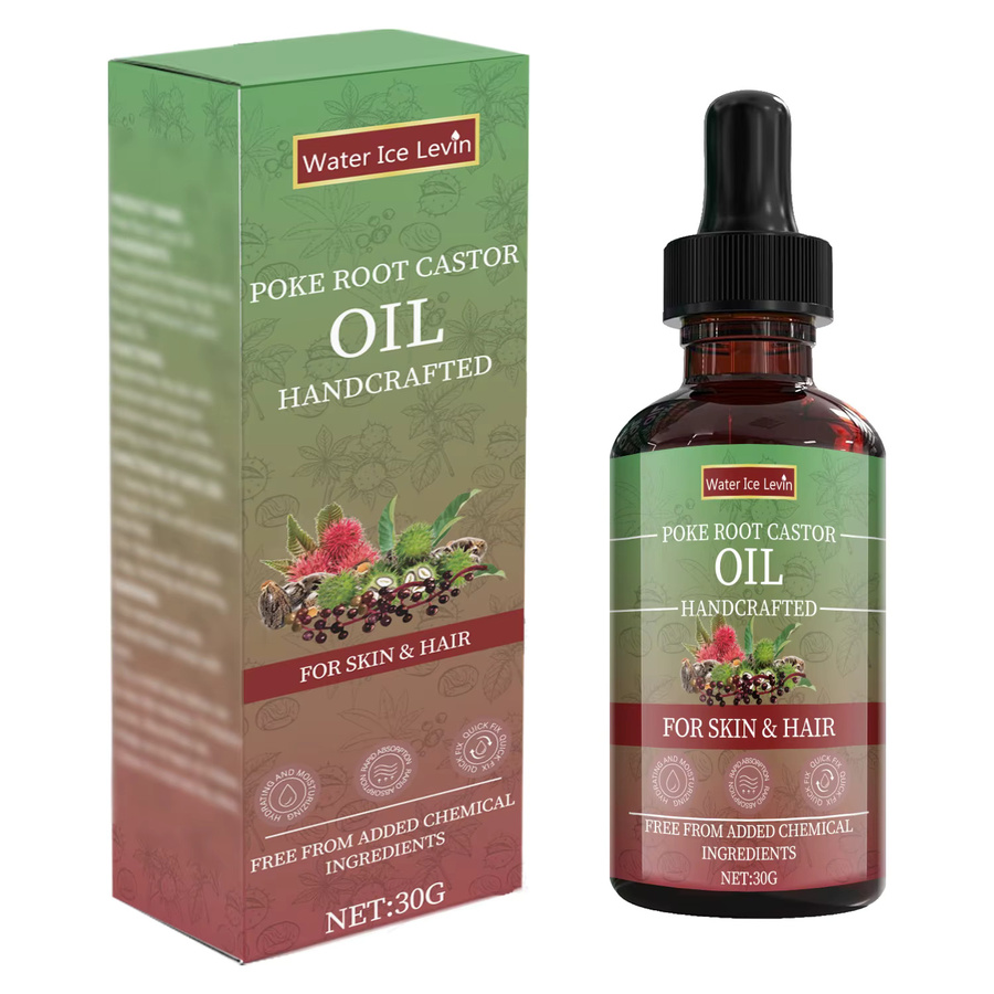Poke Root Rizinusöl mit Aloe Vera, Körper und Haare, Unisex - Bild 6