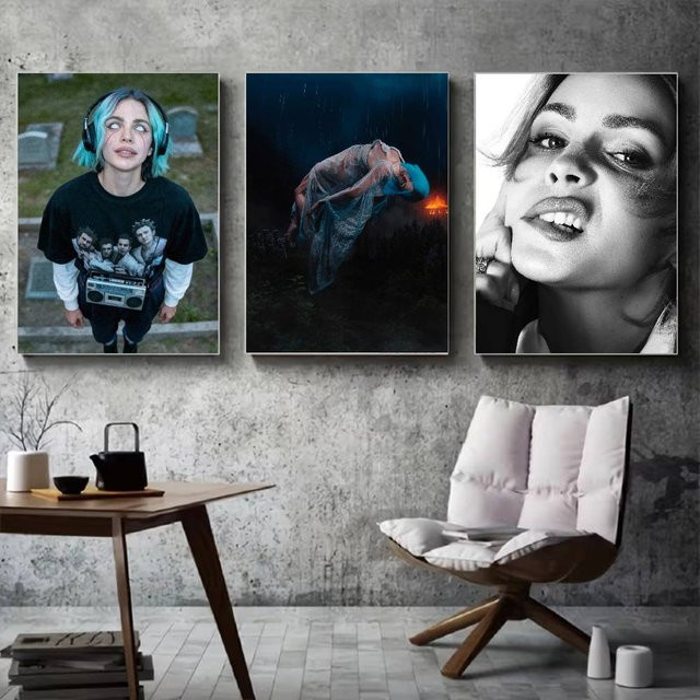 R-Rose Villain Poster als moderne Wanddekoration in Mehrfarbig, B: 21,0 cm, H: 30,0 cm - Bild 1