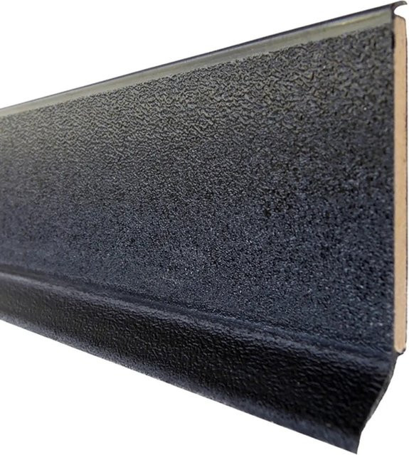 Döllken Profiles System 9 Kernsockelleiste Schwarz, Höhe: 60 mm, Tiefe: 14 mm, Länge: 2550 mm - Bild 1