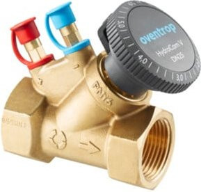 Oventrop Strangregulierventil HydroCom V DN 20, Rp 3/4, PN 16, beidseitig Innengewinde aus Messing - Bild 1